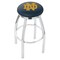 Holland Bar Stool Co 36" Chrome Notre Dame (ND) Swivel Bar Stool, Accent Ring L8C2C36ND-ND - alternate 1